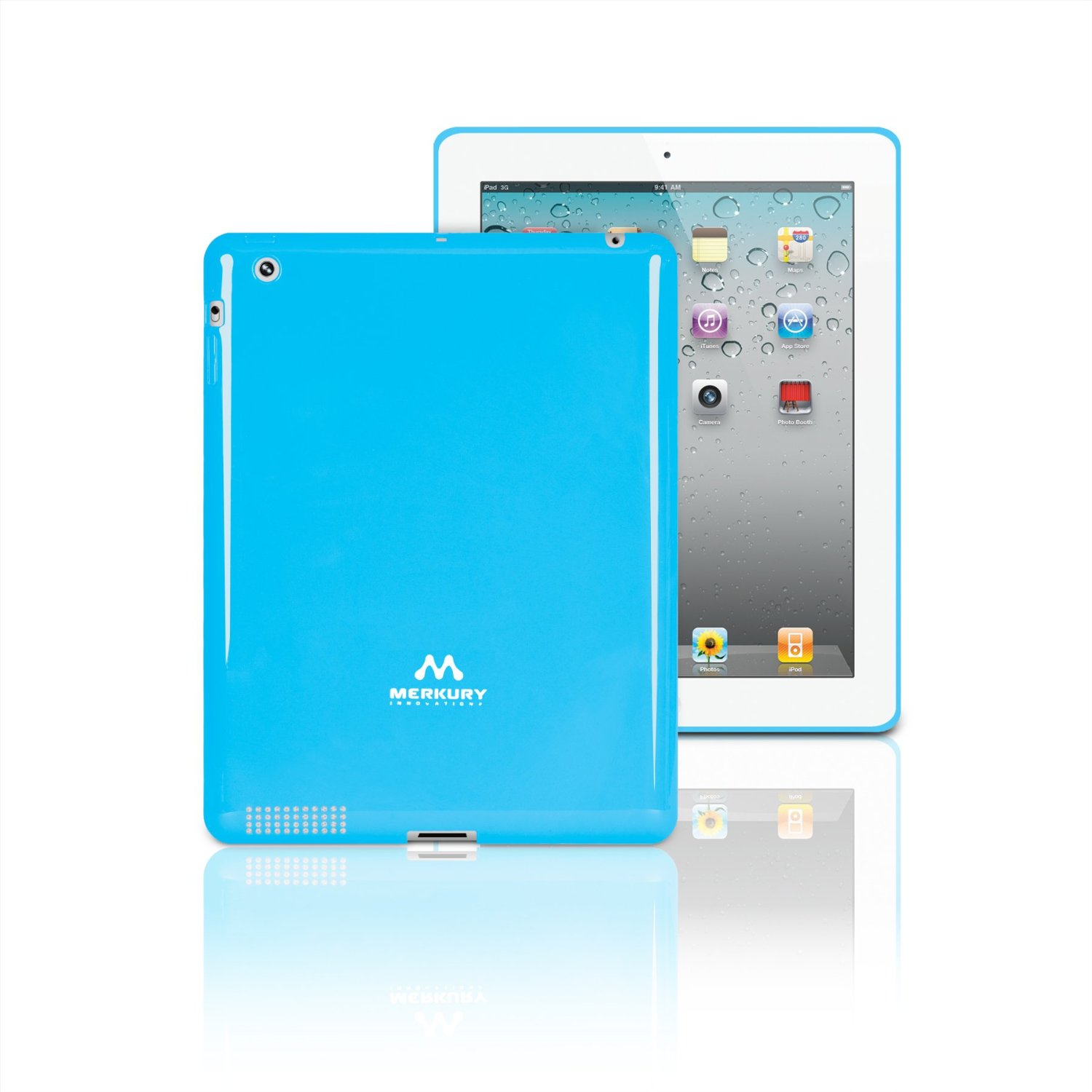  Merkury Innovations M-IP2C785 Twist Case for iPad2 - Blue